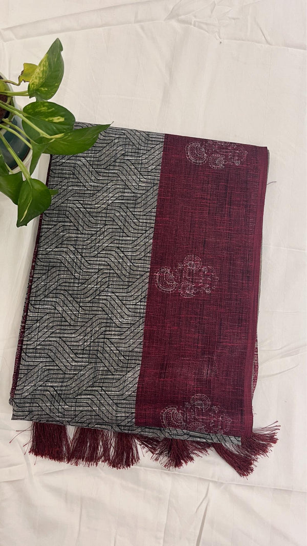 Jute Cotton Saree