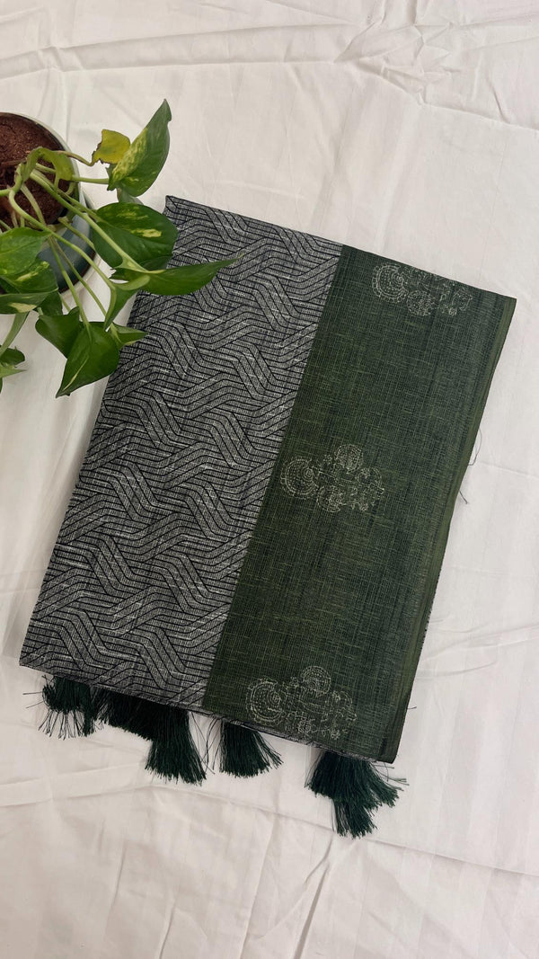 Jute Cotton Saree