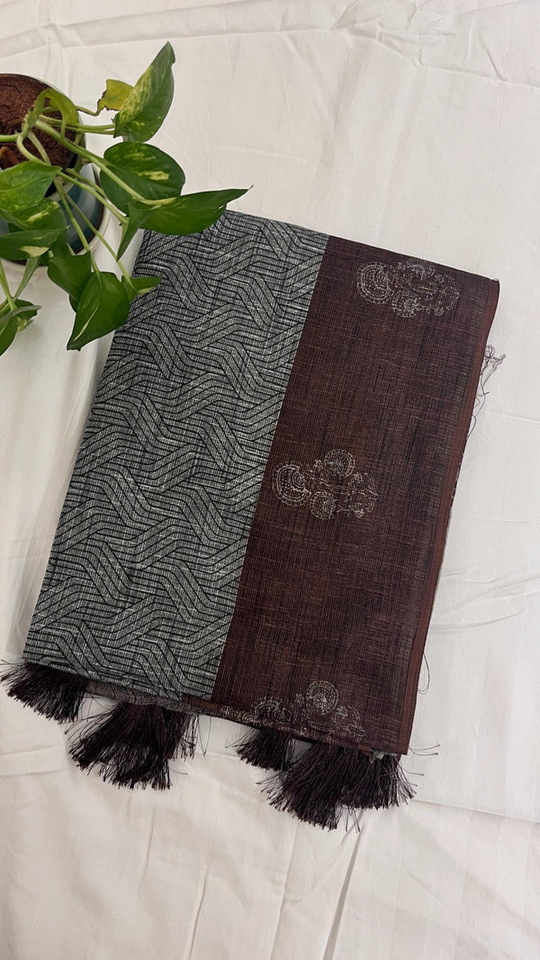 Jute Cotton Saree