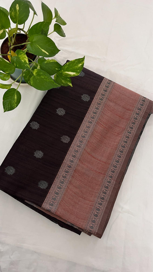 Keecha tussar saree