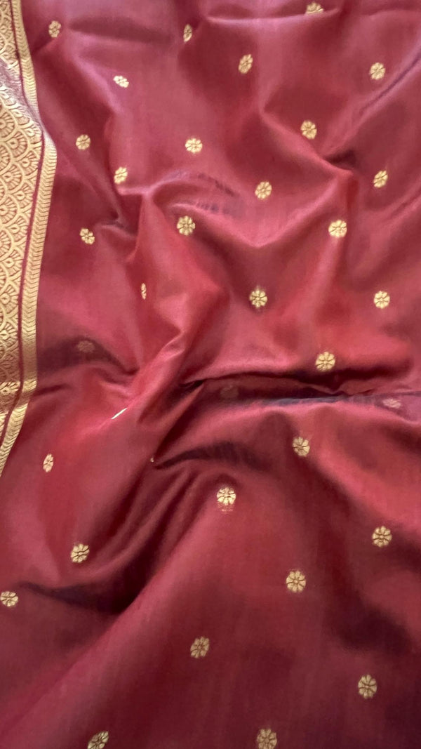 Art silk-penkalamkari saree