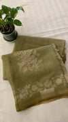 LINEN TISSUE SAREE