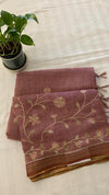 LINEN TISSUE SAREE