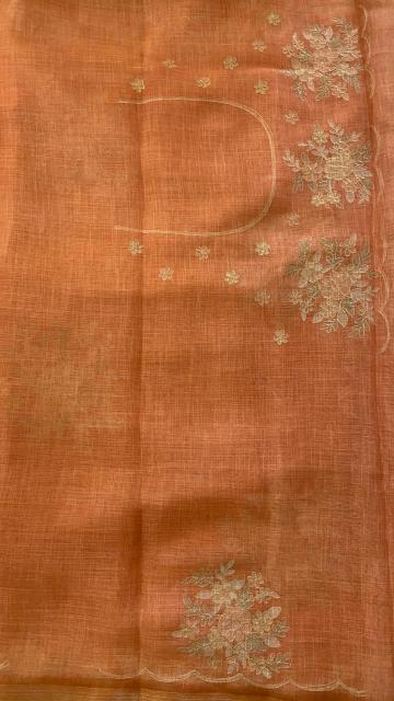 LINEN TISSUE SAREE