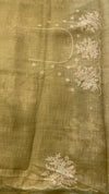 LINEN TISSUE SAREE