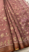 LINEN TISSUE SAREE