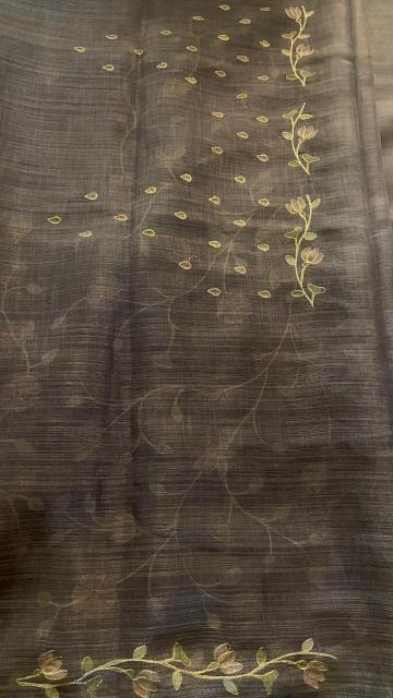 LINEN TISSUE SAREE