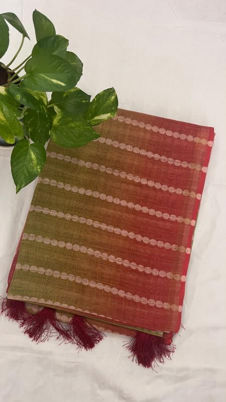 Linen Cotton Saree