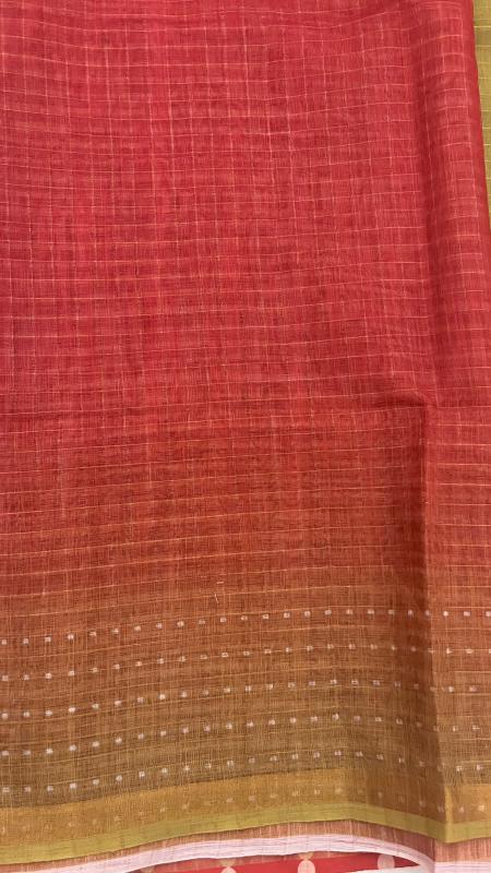 Linen Cotton Saree