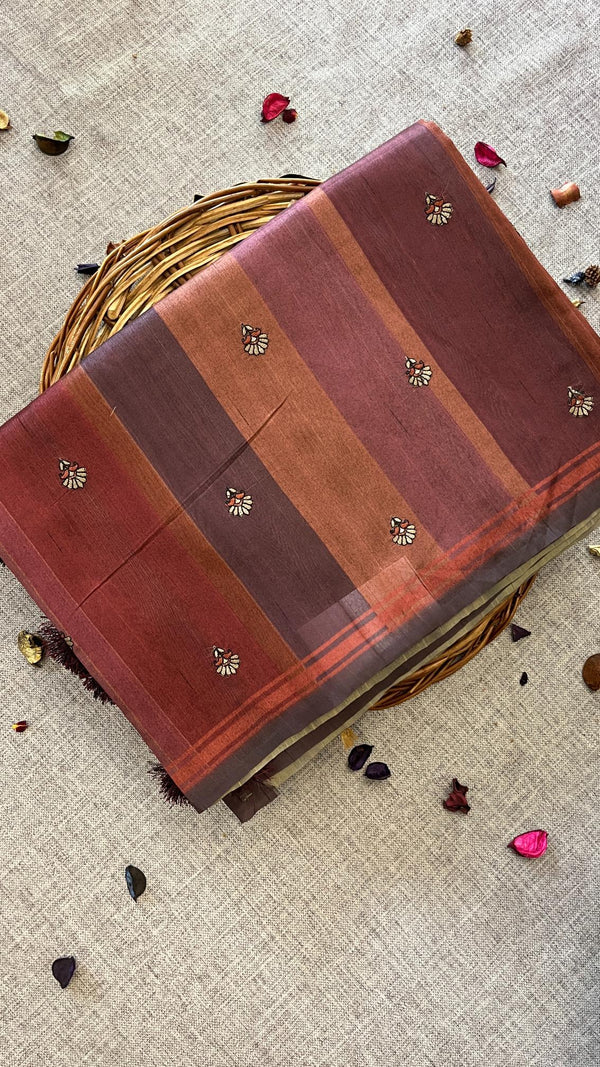 Pure Matka Tussar -stripes