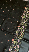 Black Elegance Matka Tussar Saree