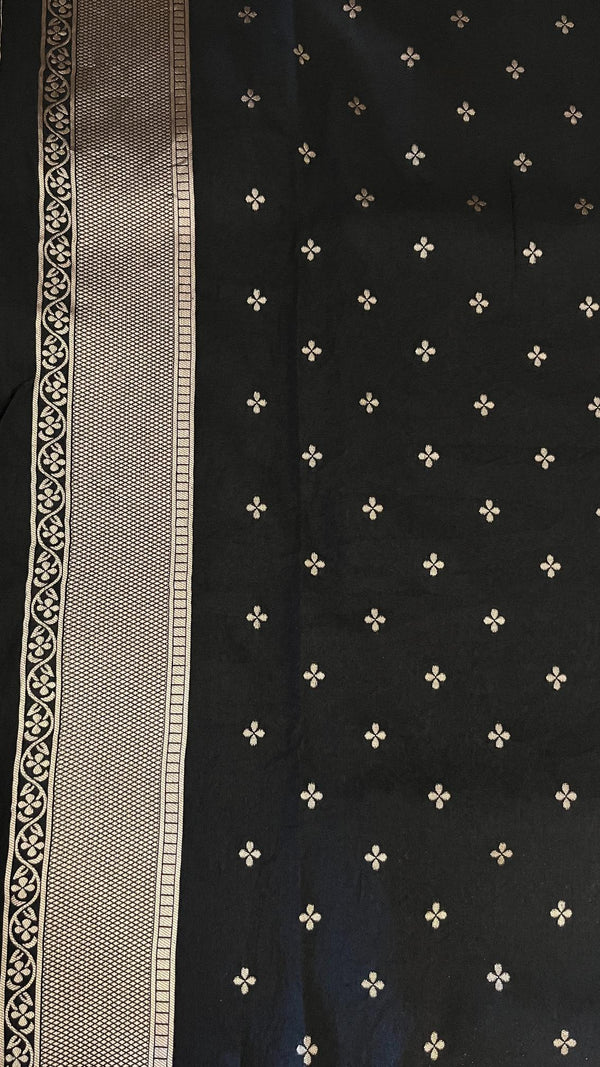 Banarasi silk blend cotton saree