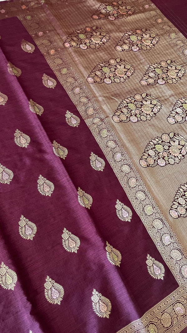 Swarna Kairi Weave Banarasi saree