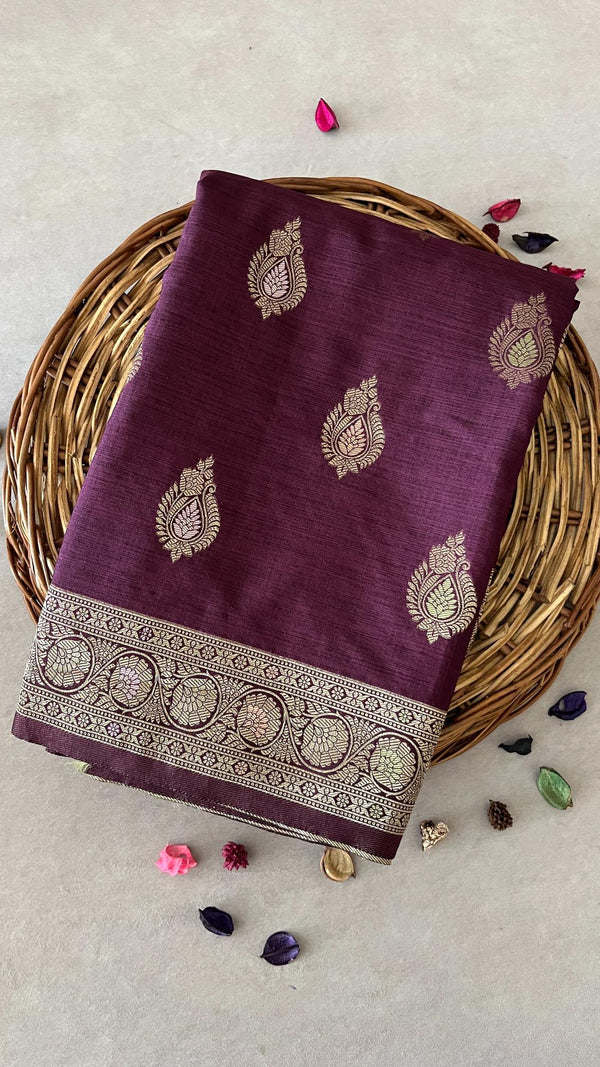 Swarna Kairi Weave Banarasi saree