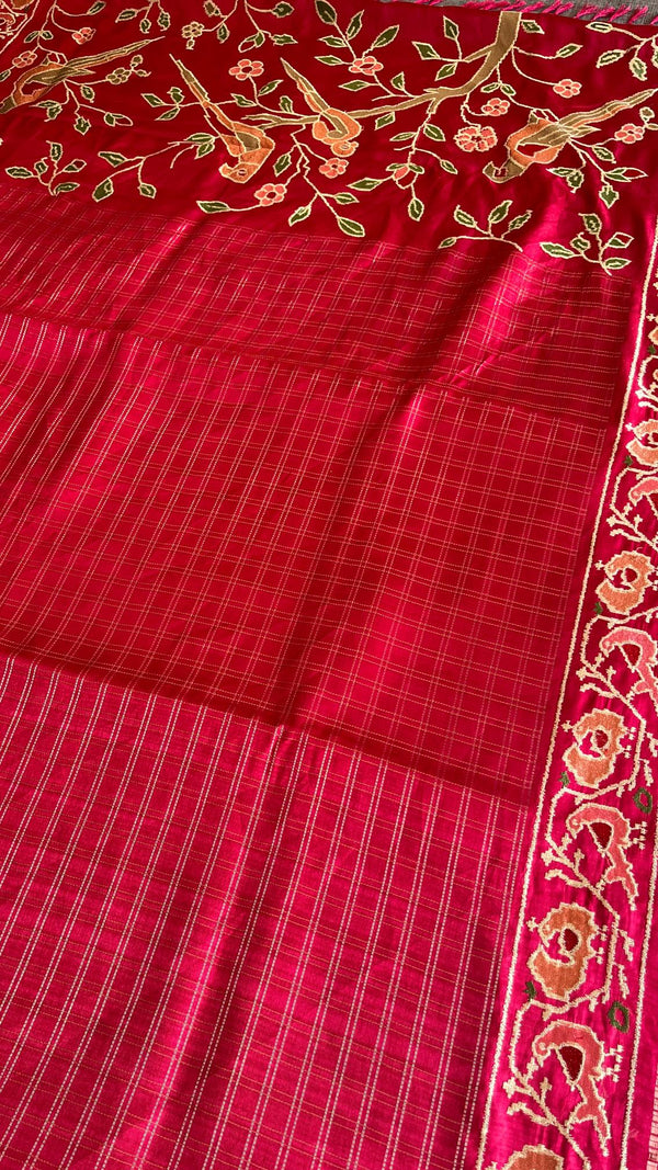 Classic Checks MatkaTussar Silk